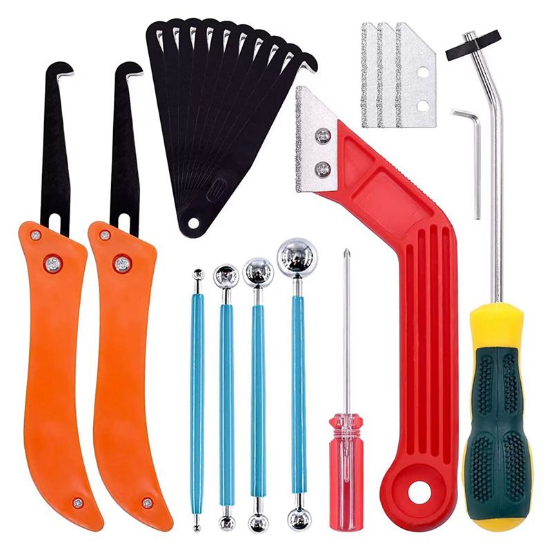 Grout Saw Removal - A74E-23피스 톱날 그라우팅 핸드쏘 타일 조인트