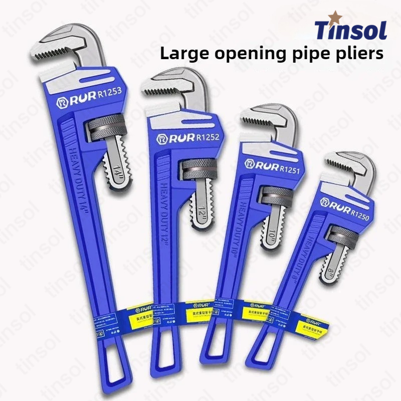 Pipe Wrench Adjustable - 8/10/12/14/18인치 헤비듀티 조절식 알루미늄 직선형 수도관