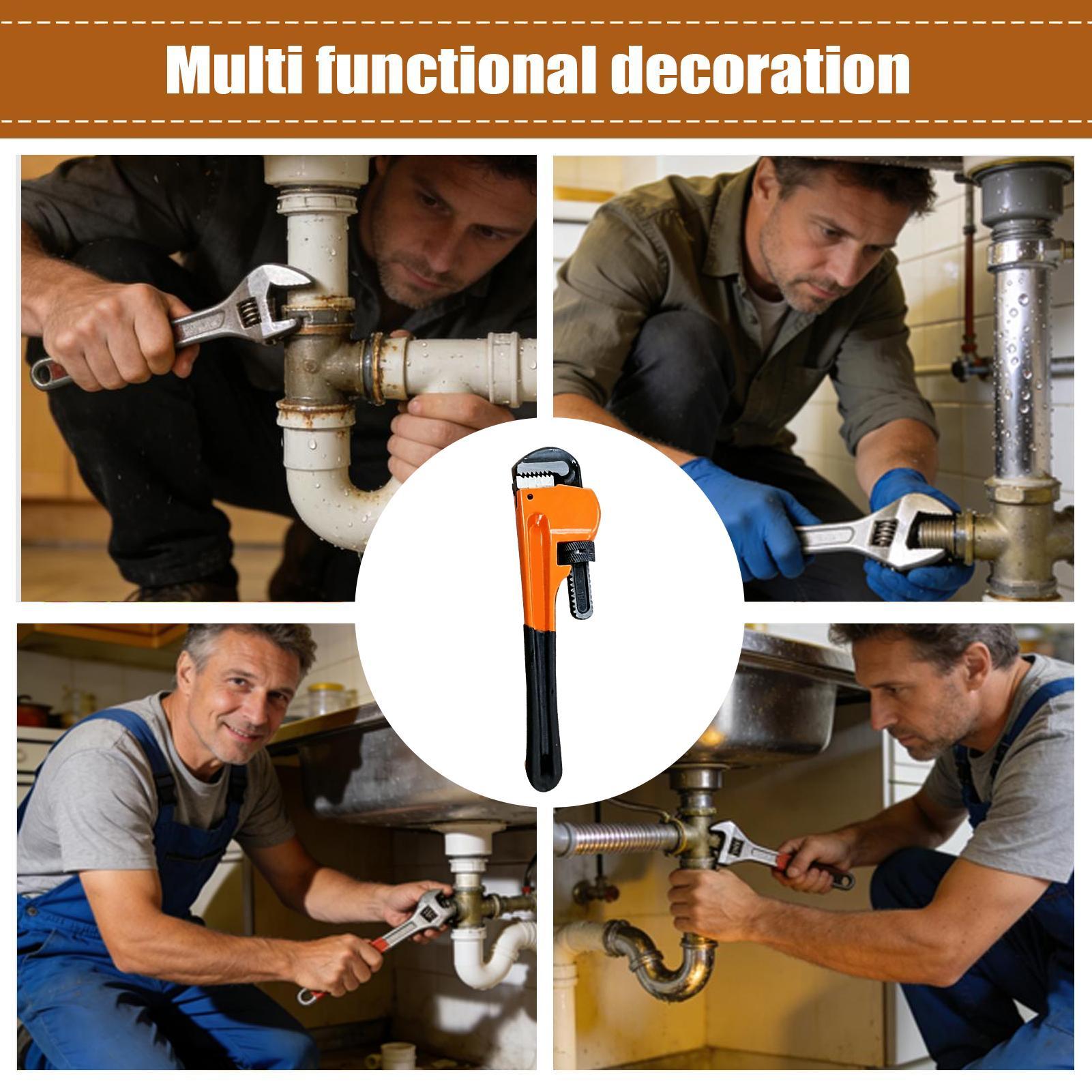 Pipe Wrench Adjustable - 파이프 렌치 배관용 헤비 듀티 조절식