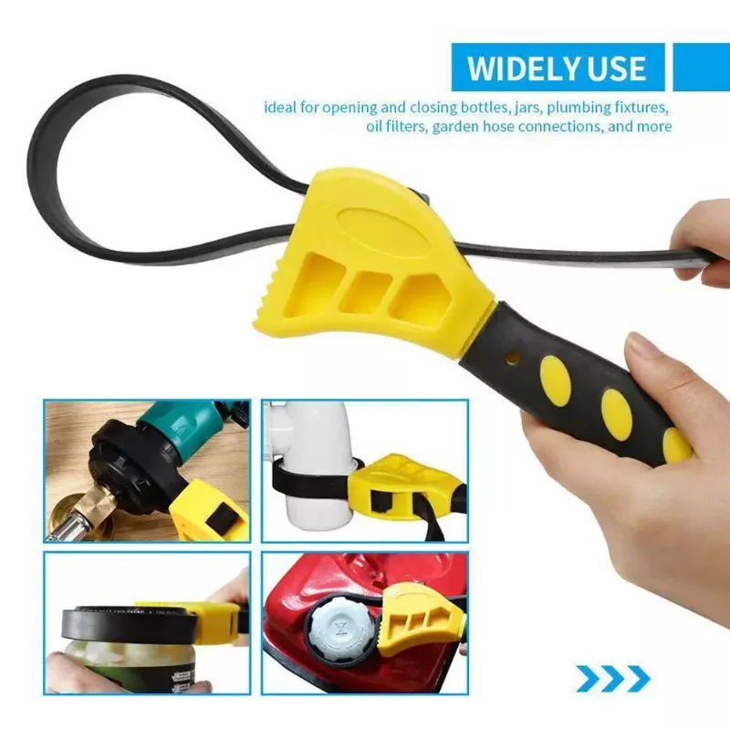 6인치 조절식 고무 스트랩 렌치 다기능 오일 필터 병  - Pipe Wrench Adjustable 리뷰 및 가격