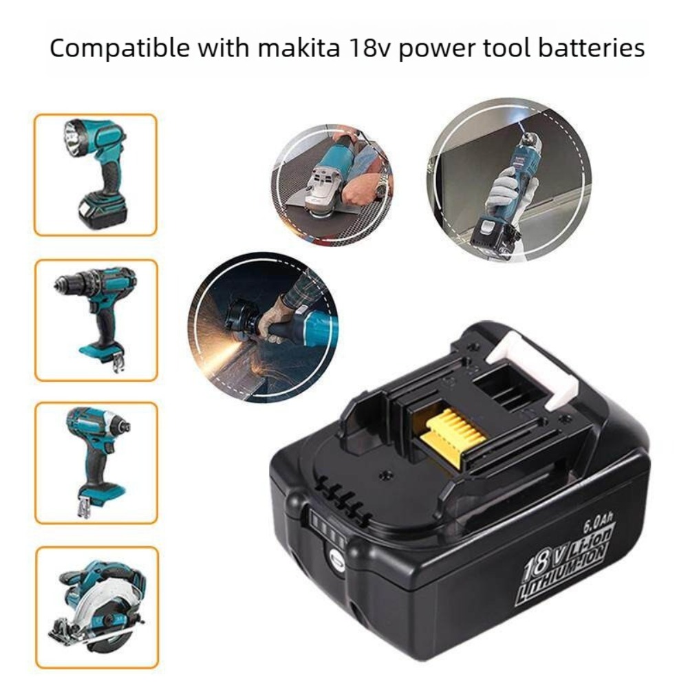 마키타 18V 공구용 6000mAh 업그레이드 배터리, - Makita Drill Dtw300 리뷰 및 가격